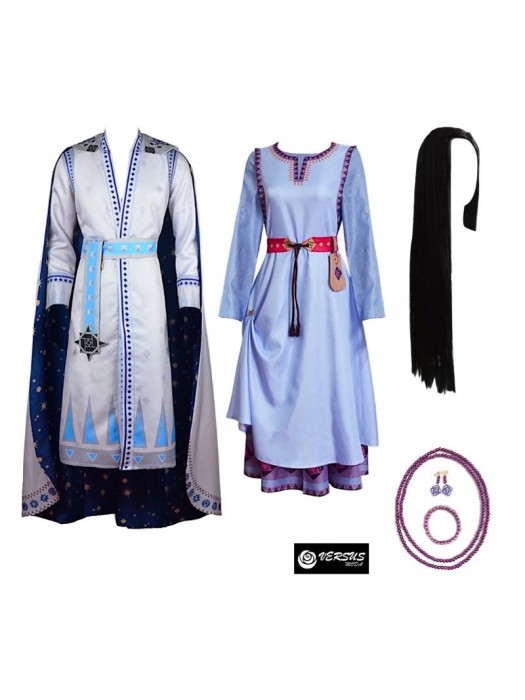 Principeessa Costume Re Carnevale Bambino Bambina Uomo Donna WISH03-4